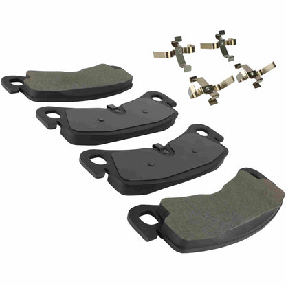 Quality-Built Black Series Semi-Metallic Brake Pads 1003-2443M