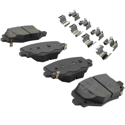 Quality-Built Black Series Semi-Metallic Brake Pads 1003-2447M
