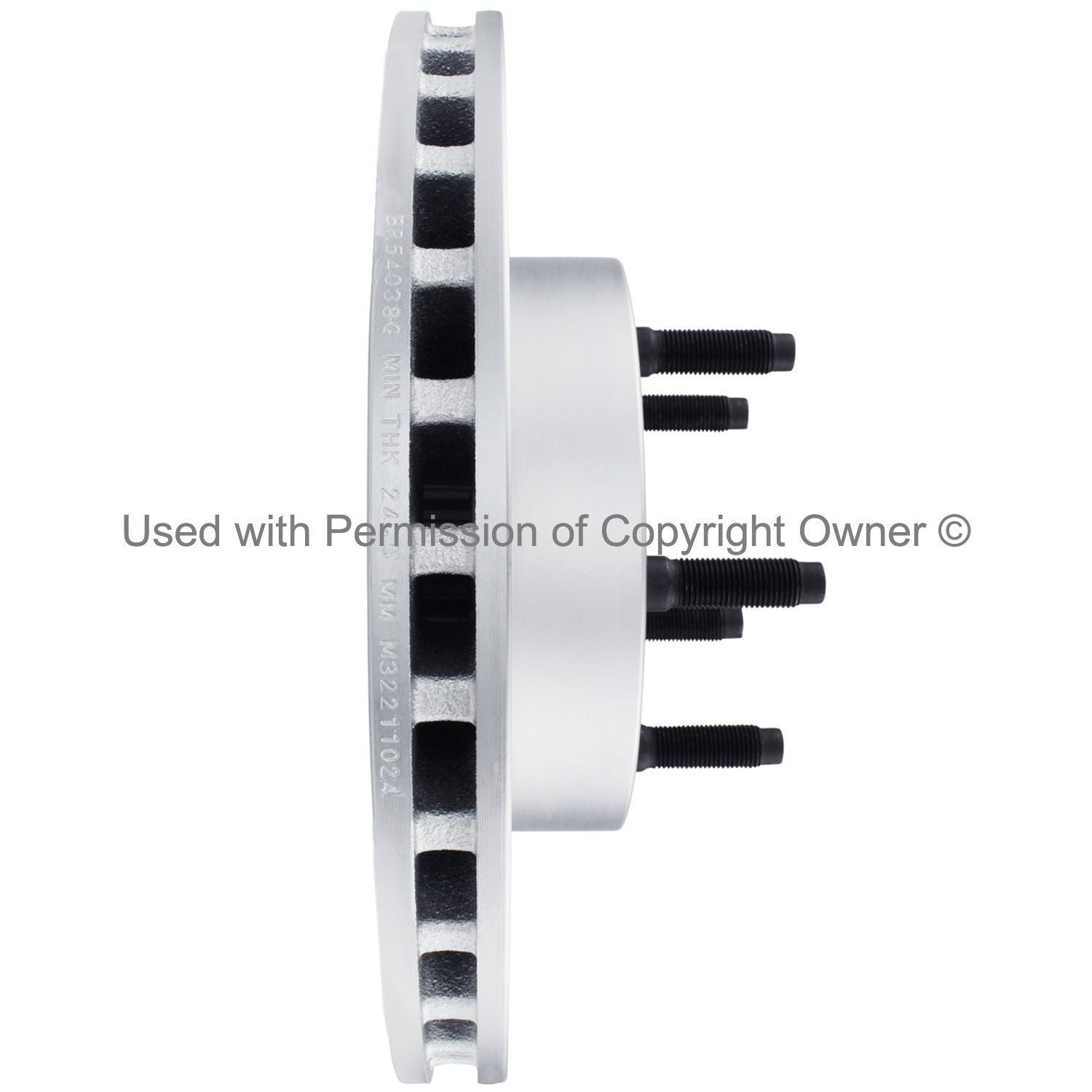 Quality-Built Black Series Brake Rotor BR54038G
