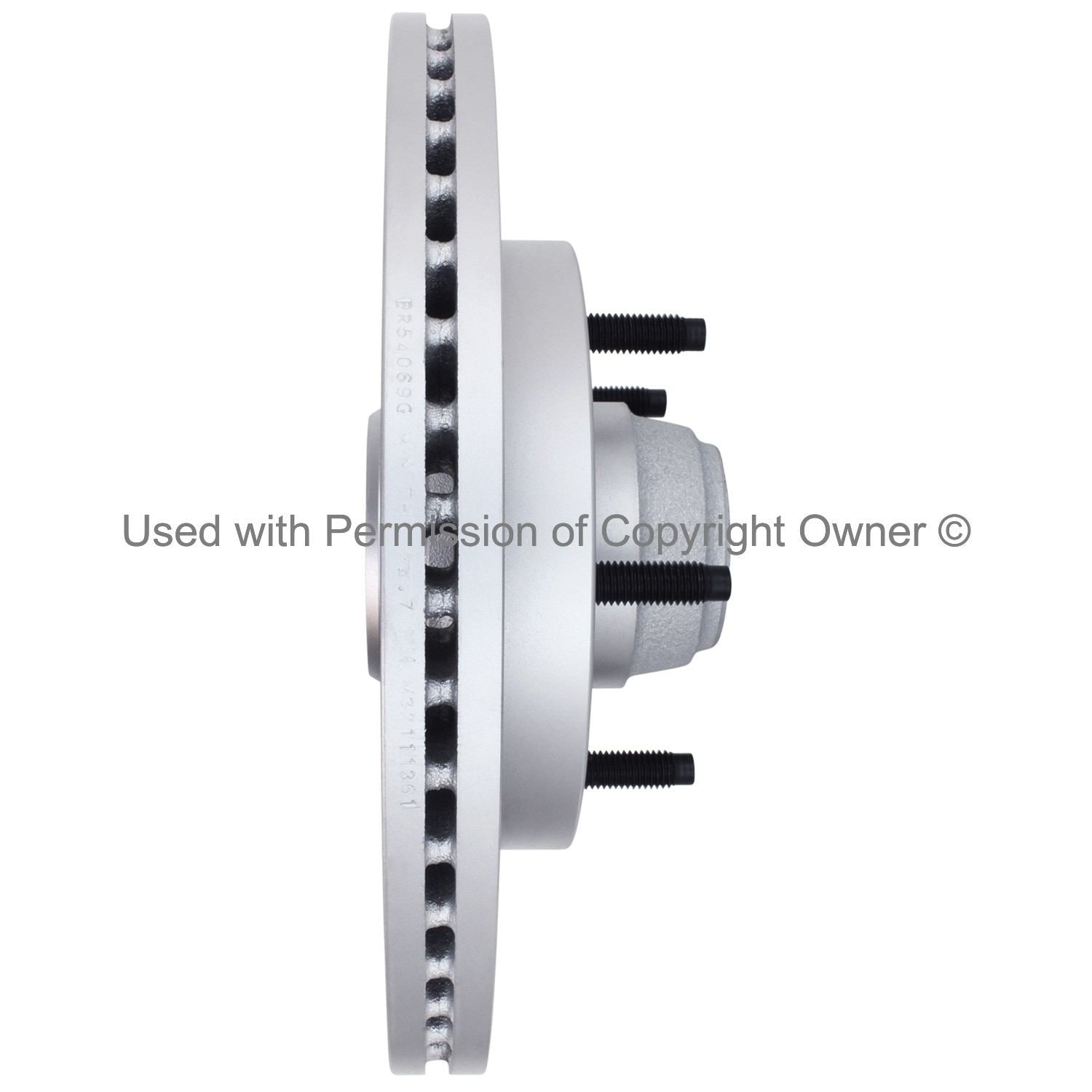 Quality-Built Black Series Brake Rotor BR54069G
