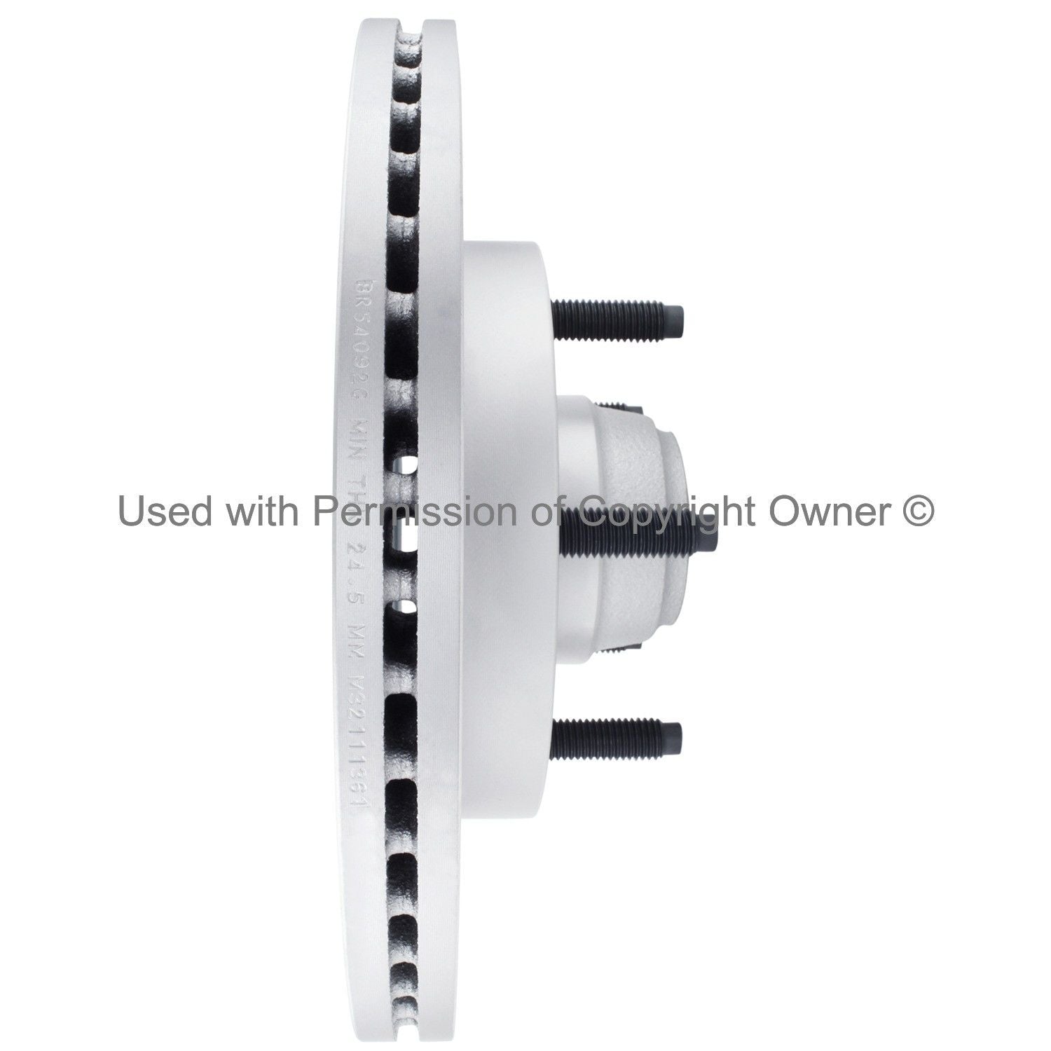 Quality-Built Black Series Brake Rotor BR54092G