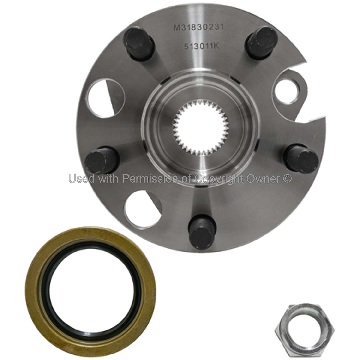 Quality-Built Wheel Bearing and Hub Assembly WH513011K