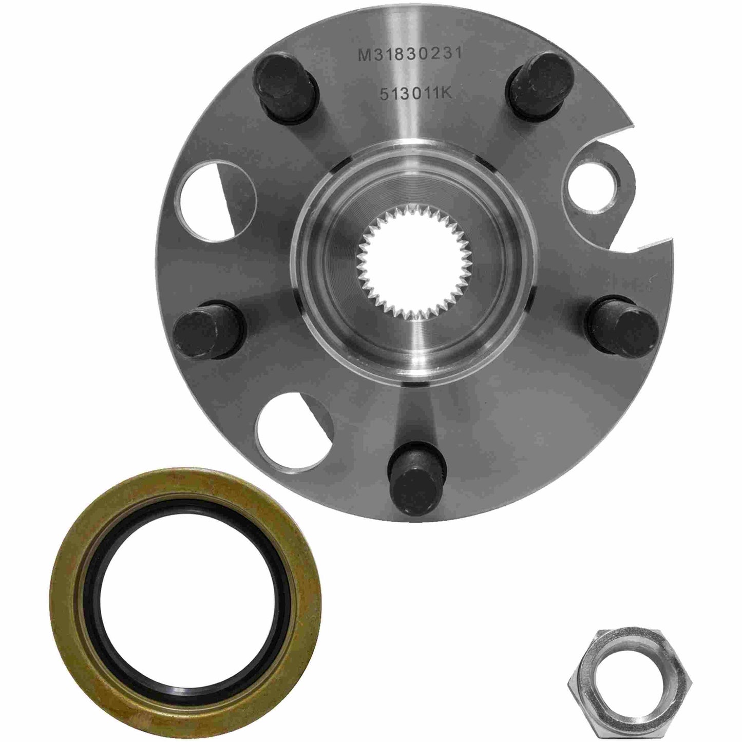 Quality-Built Wheel Bearing and Hub Assembly WH513011K