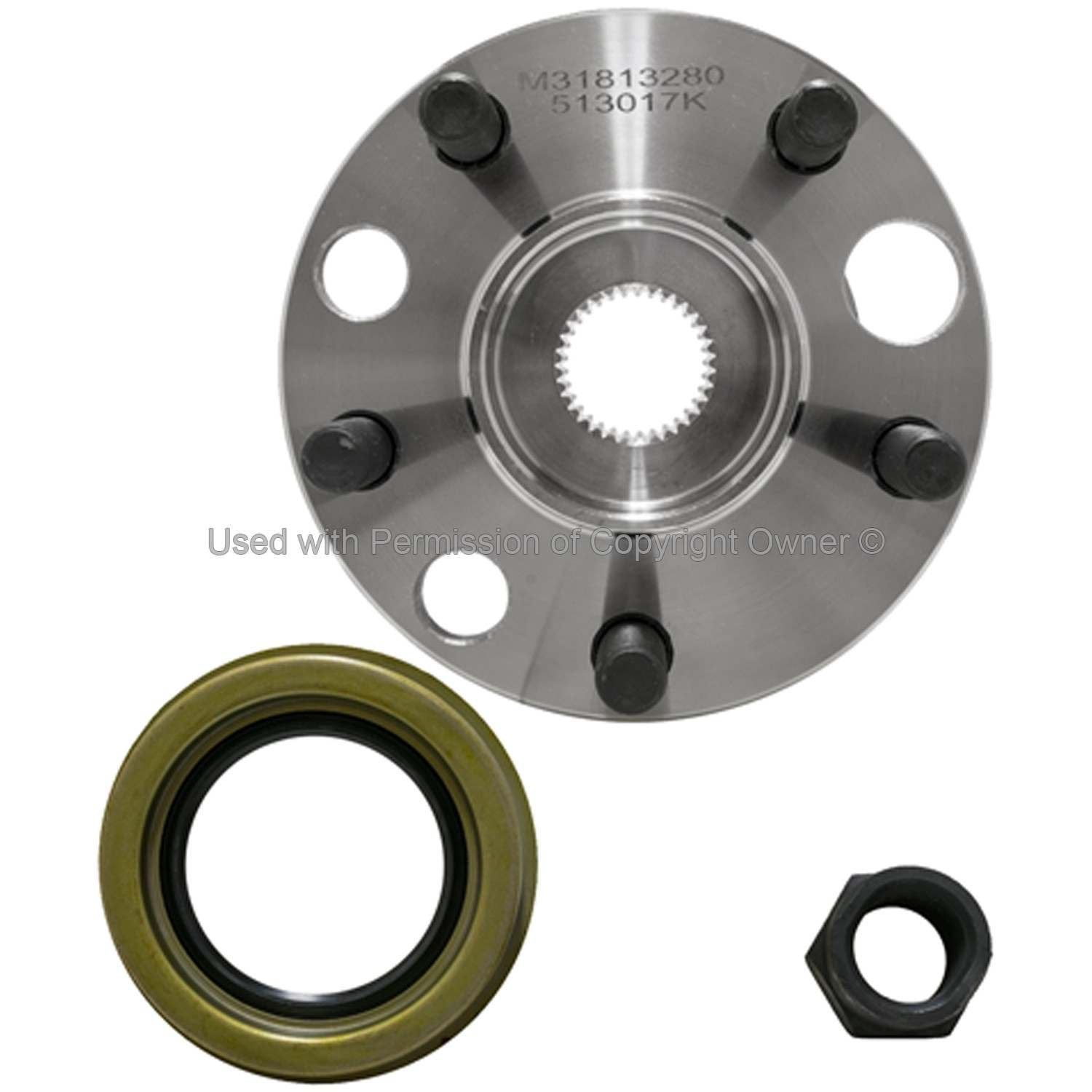 Quality-Built Wheel Bearing and Hub Assembly WH513017K