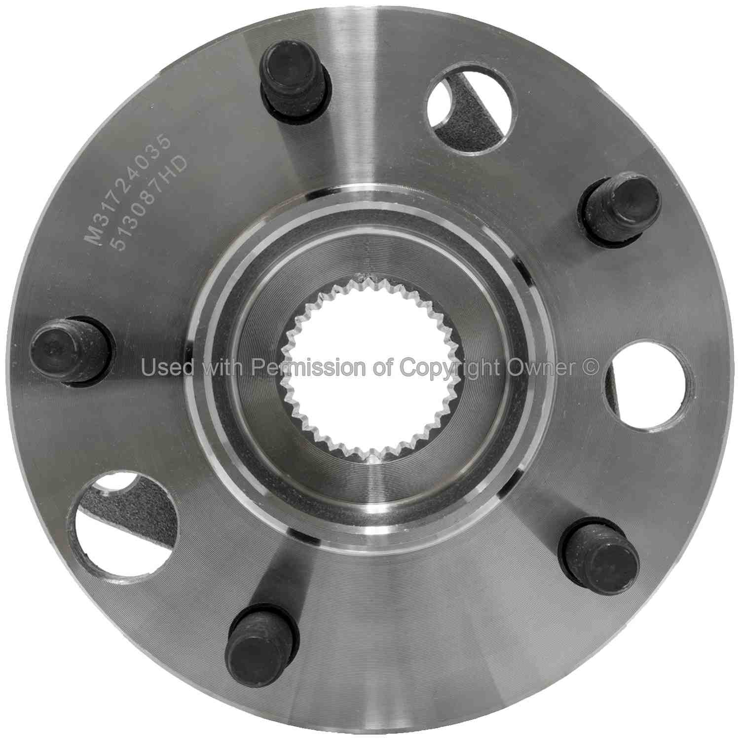 Quality-Built Wheel Bearing and Hub Assembly WH513087HD