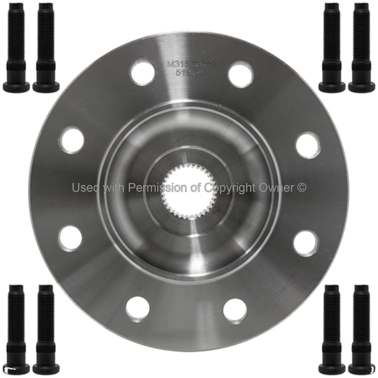 Quality-Built Wheel Bearing and Hub Assembly WH515070