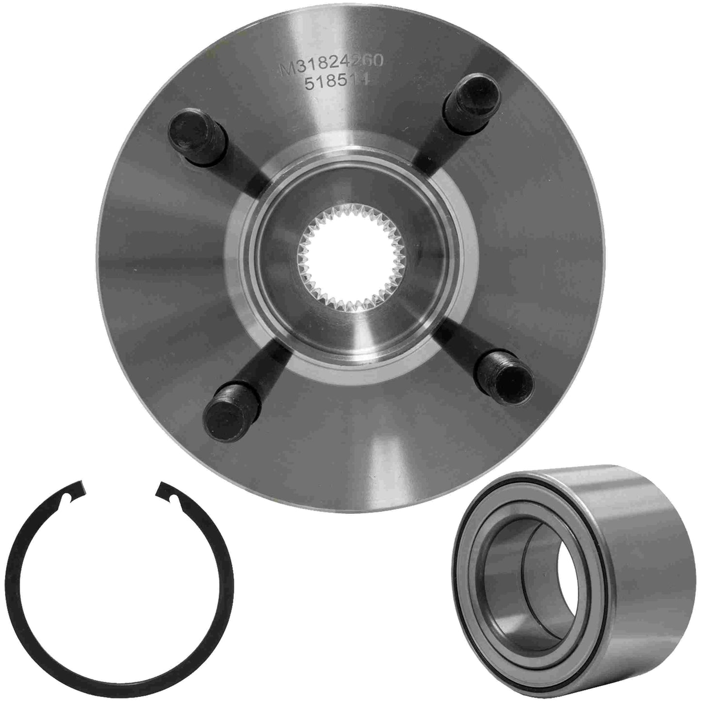 Quality-Built Wheel Hub Repair Kit WH518514