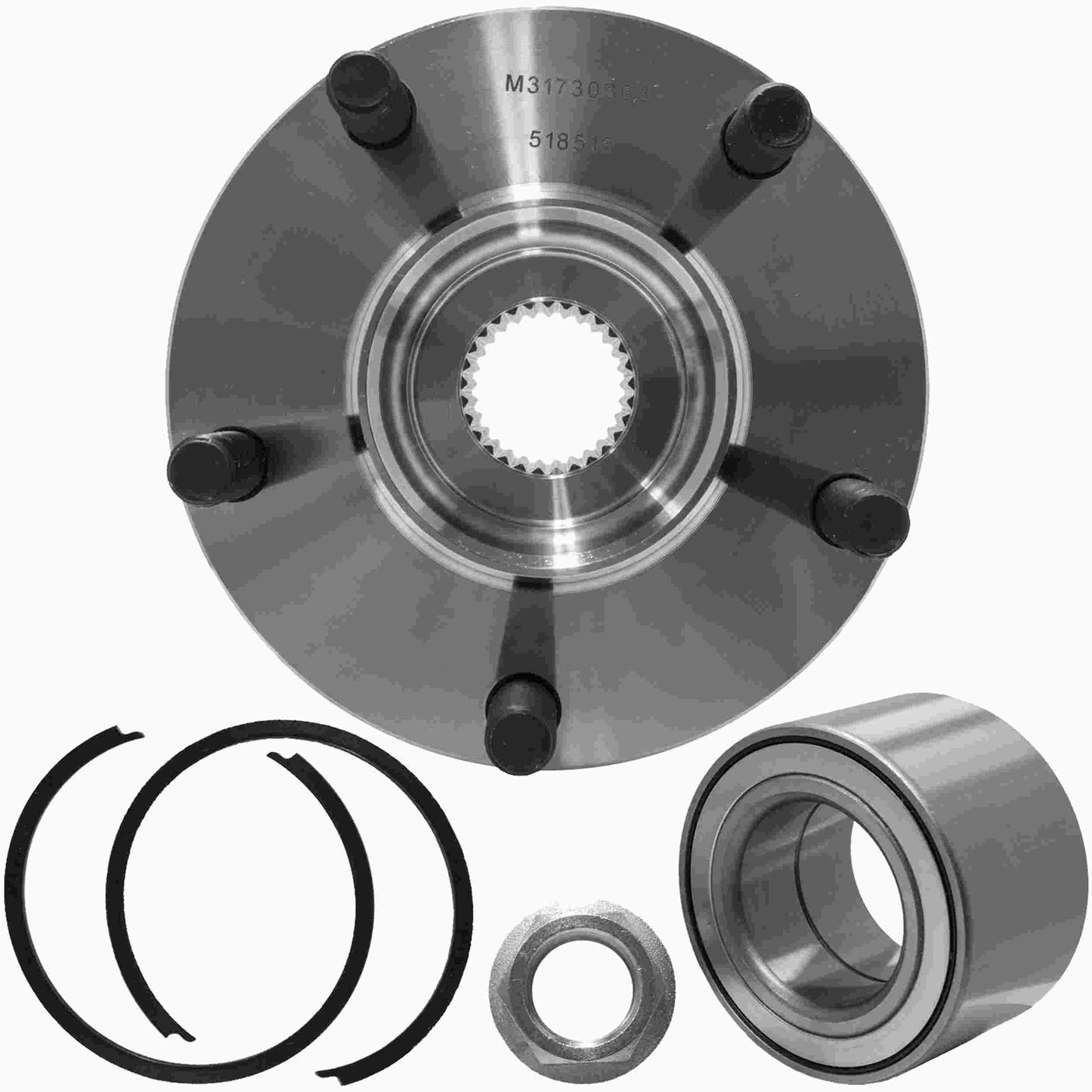 Quality-Built Wheel Hub Repair Kit WH518516