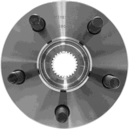Quality-Built Wheel Bearing and Hub Assembly WH590002
