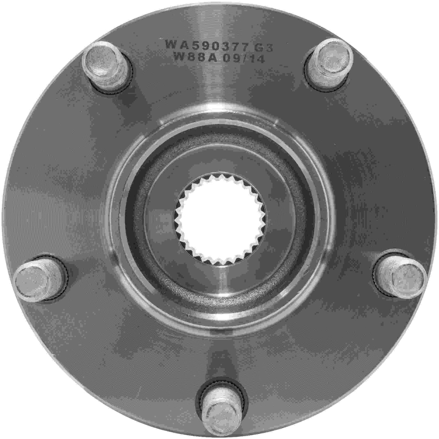 Quality-Built Wheel Bearing and Hub Assembly WH590377