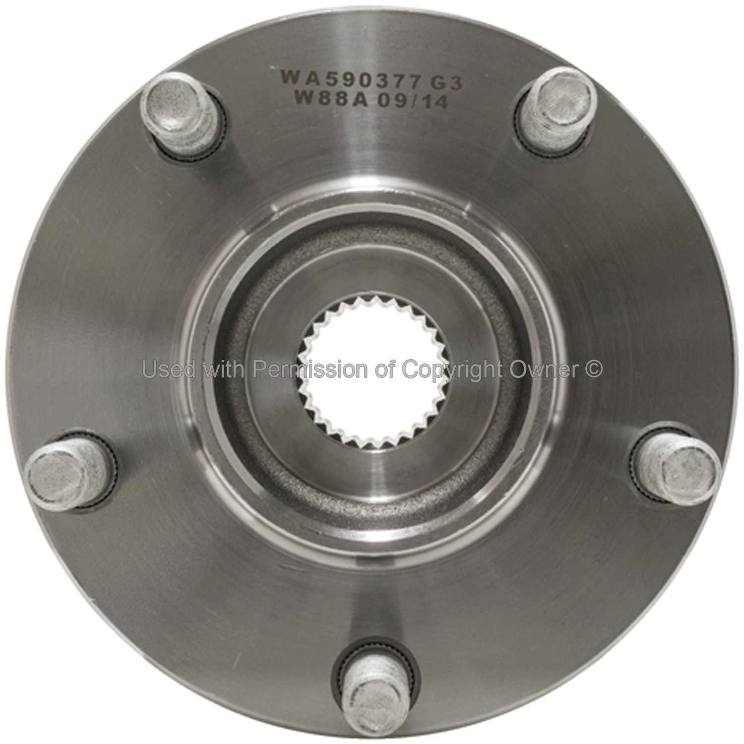 Quality-Built Wheel Bearing and Hub Assembly WH590377