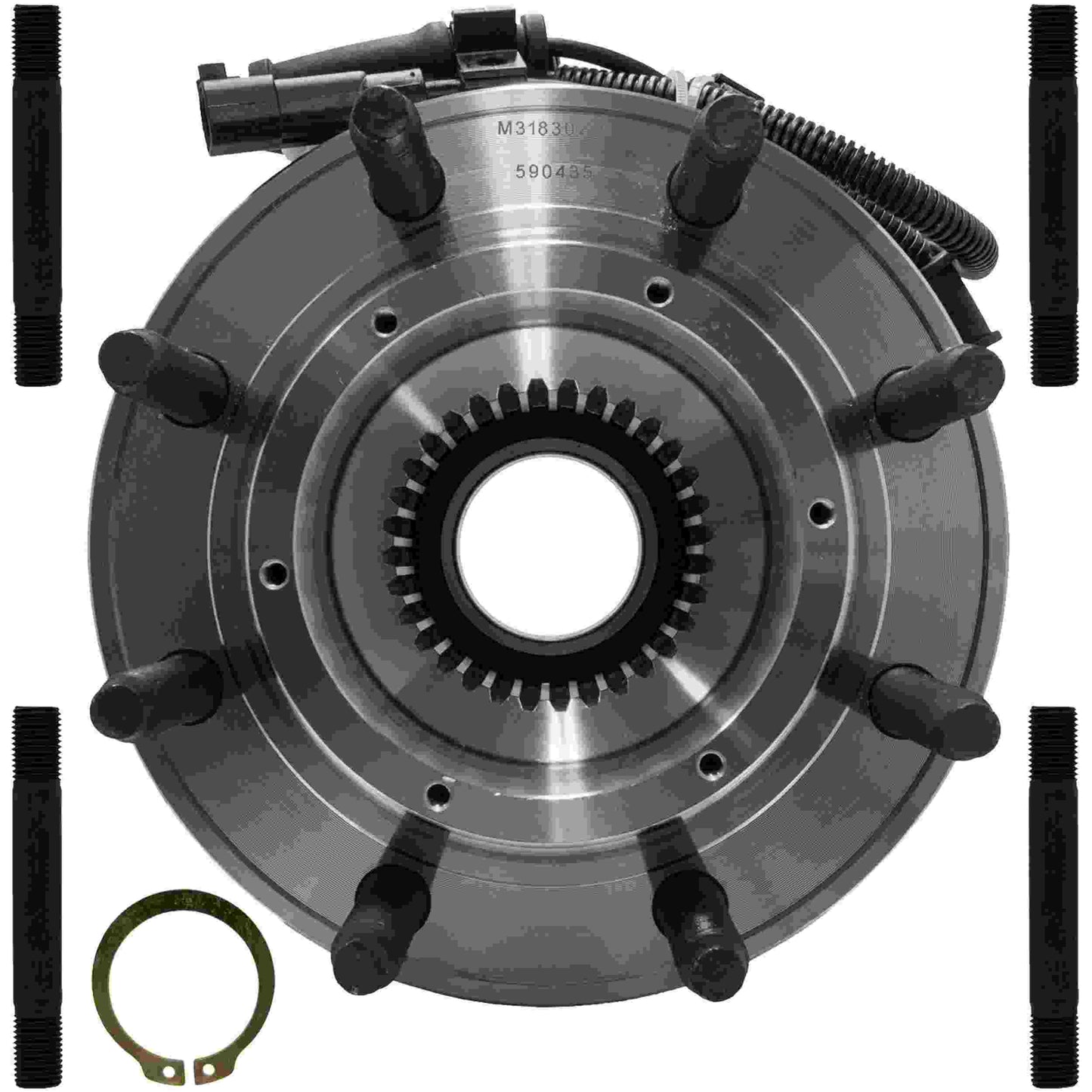 Quality-Built Wheel Bearing and Hub Assembly WH590435