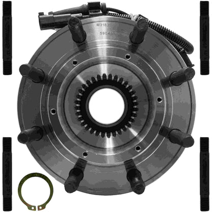 Quality-Built Wheel Bearing and Hub Assembly WH590435