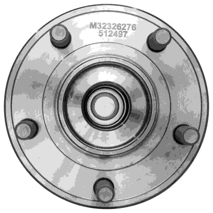 Quality-Built Wheel Bearing and Hub Assembly WH590480