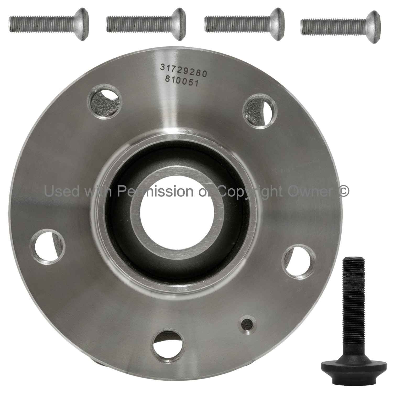 Quality-Built Wheel Bearing and Hub Assembly WH810051