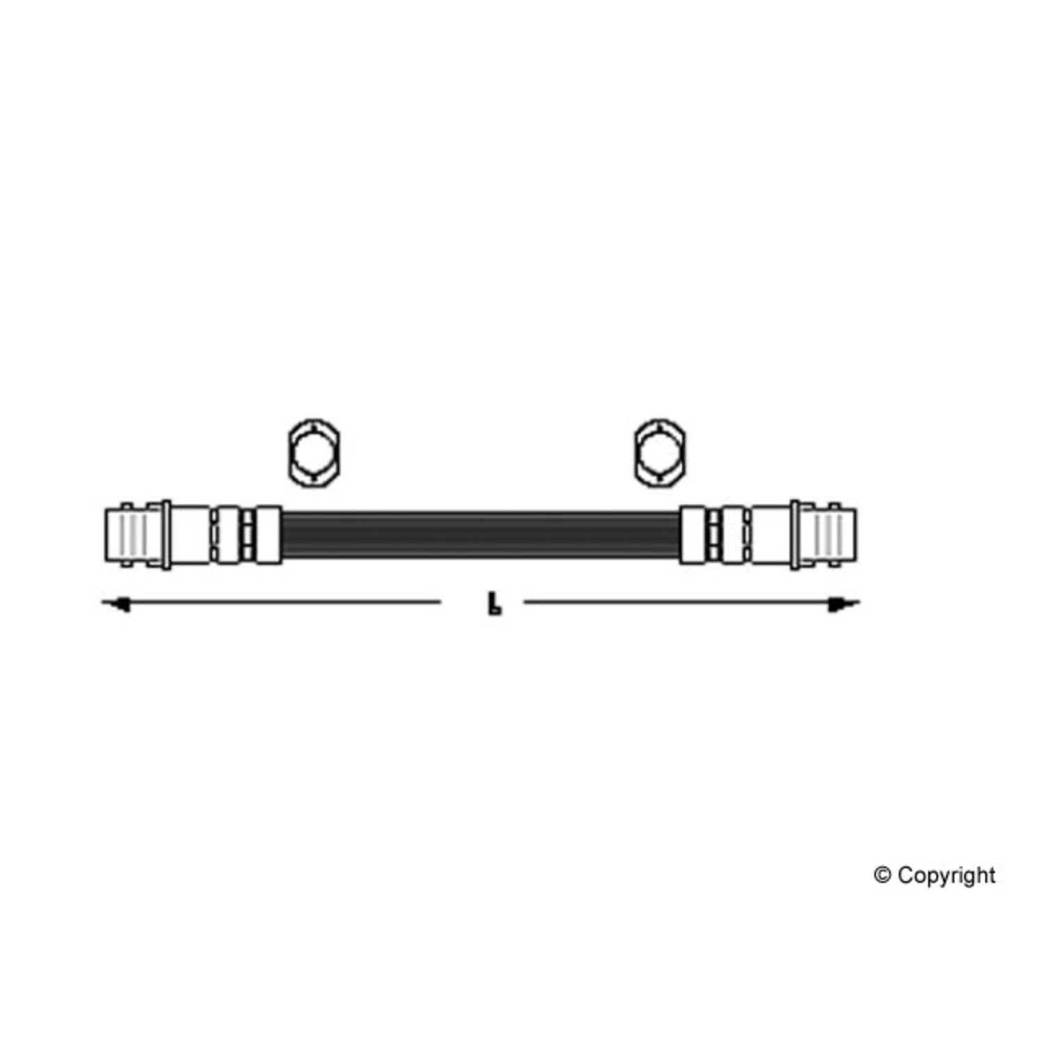 Meyle Brake Hydraulic Hose