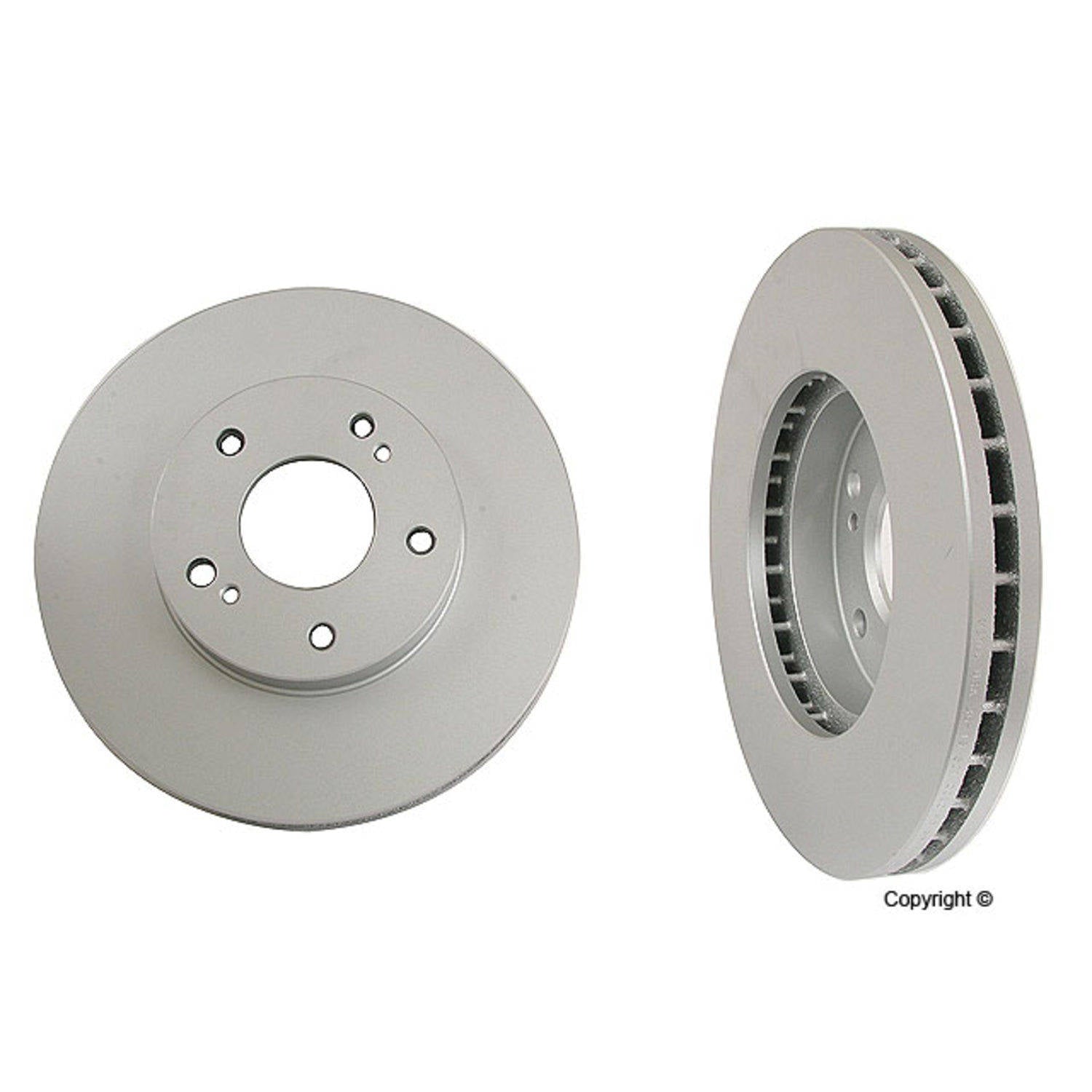 Meyle 04 38 127 Front Brake Disc Rotor - Nissan 300ZX NA TT