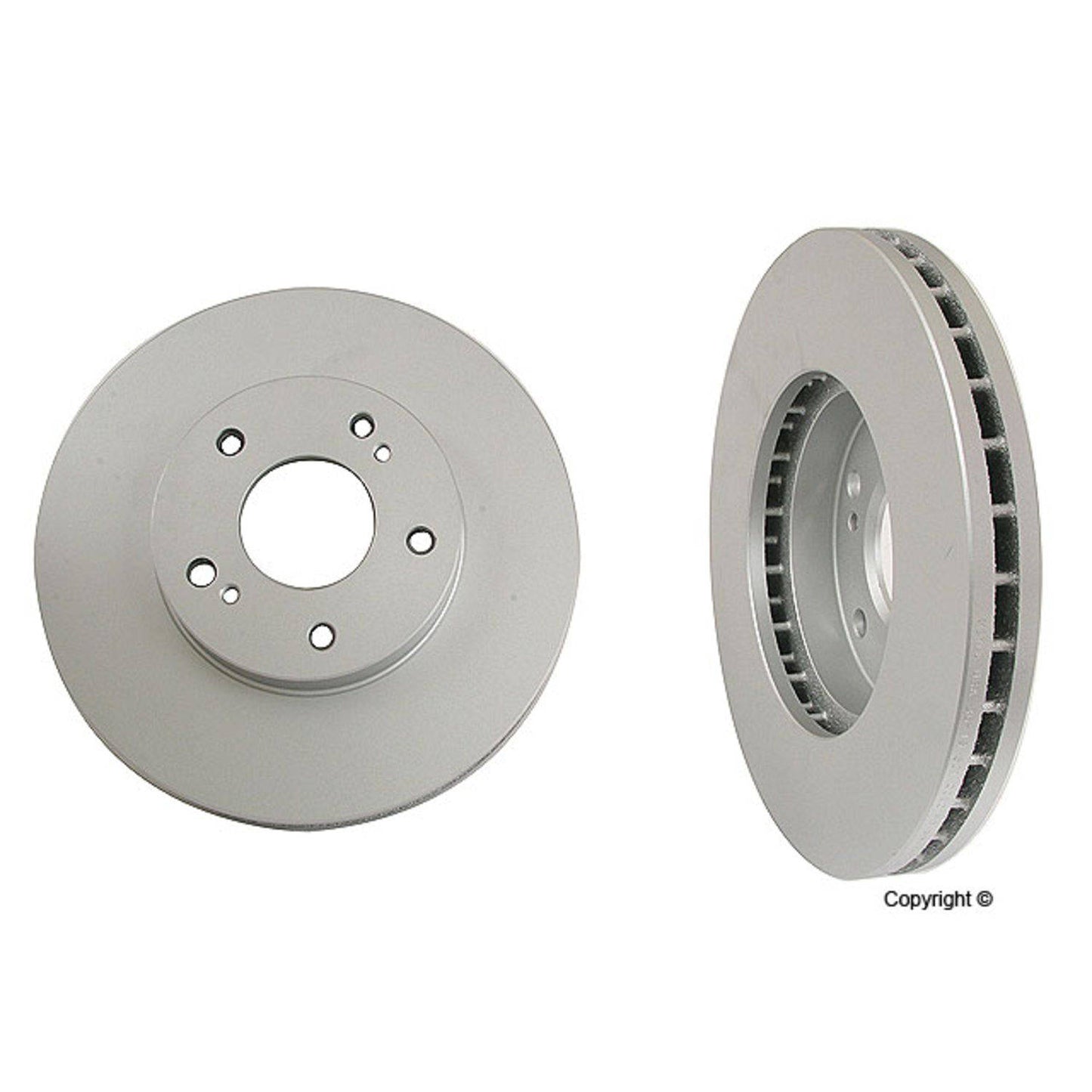 Meyle 04 38 127 Front Brake Disc Rotor - Nissan 300ZX NA TT
