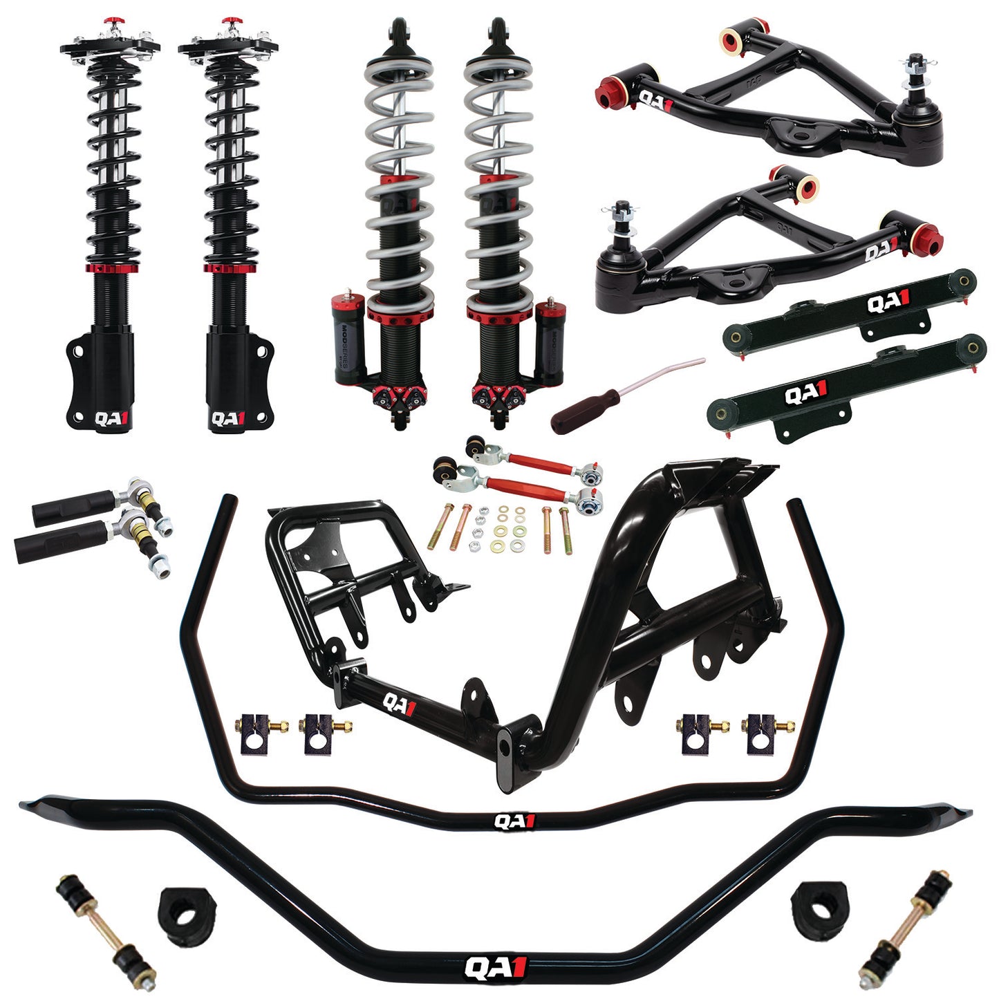 QA1 79-86 Ford Mustang Level 3 Handling Kit w/ Shocks HK43-FMM1