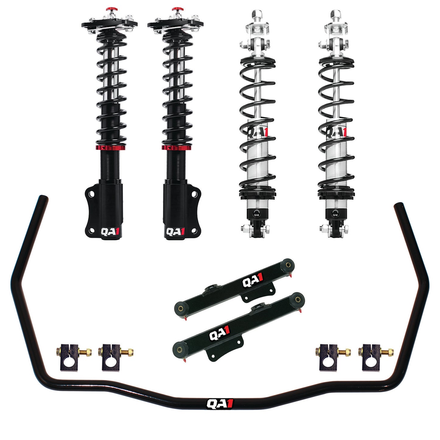 QA1 87-89 Ford Mustang Level 1 Drag Kit w/ Shocks DK41-FMM2