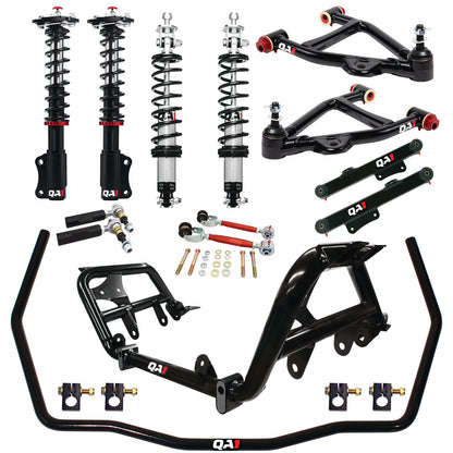 QA1 87-89 Ford Mustang Level 2 Drag Kit w/ Shocks DK42-FMM2