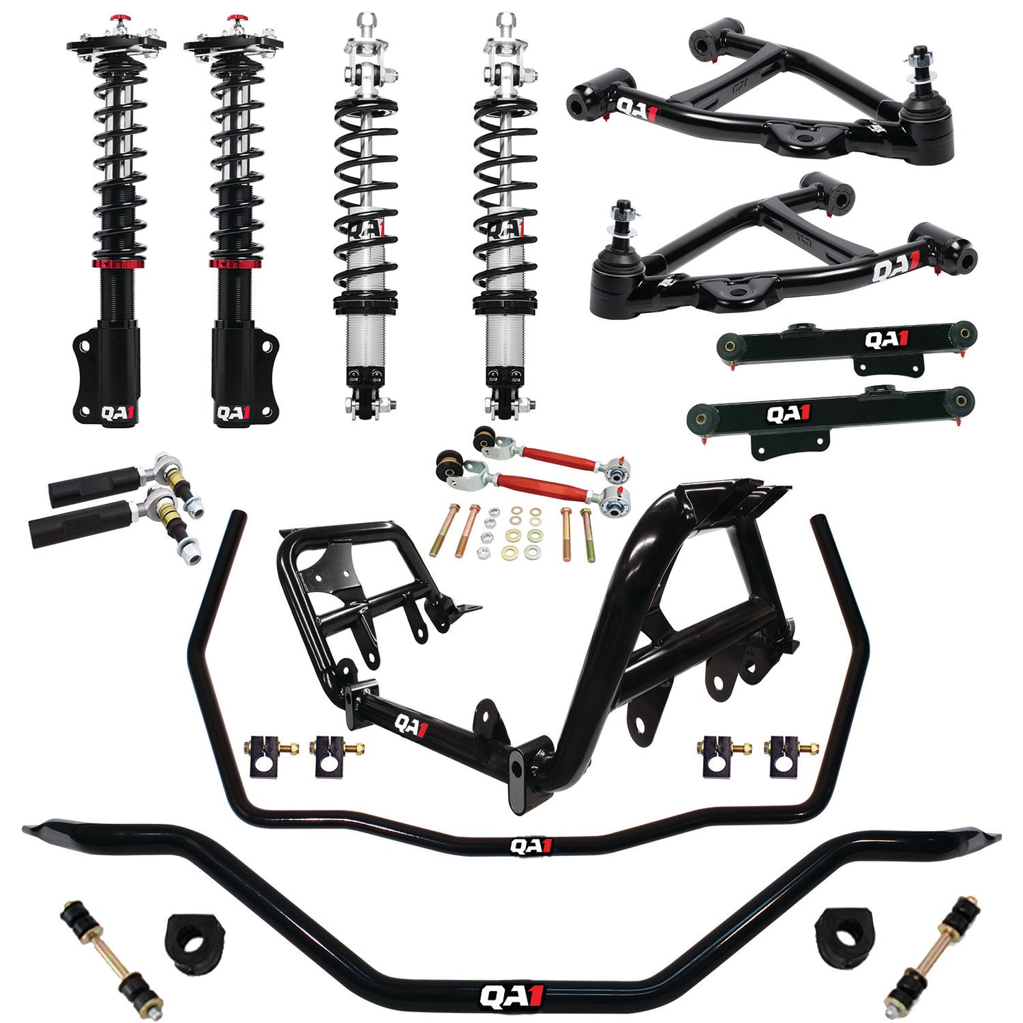 QA1 87-89 Ford Mustang Level 2 Handling Kit w/ Shocks HK42-FMM2