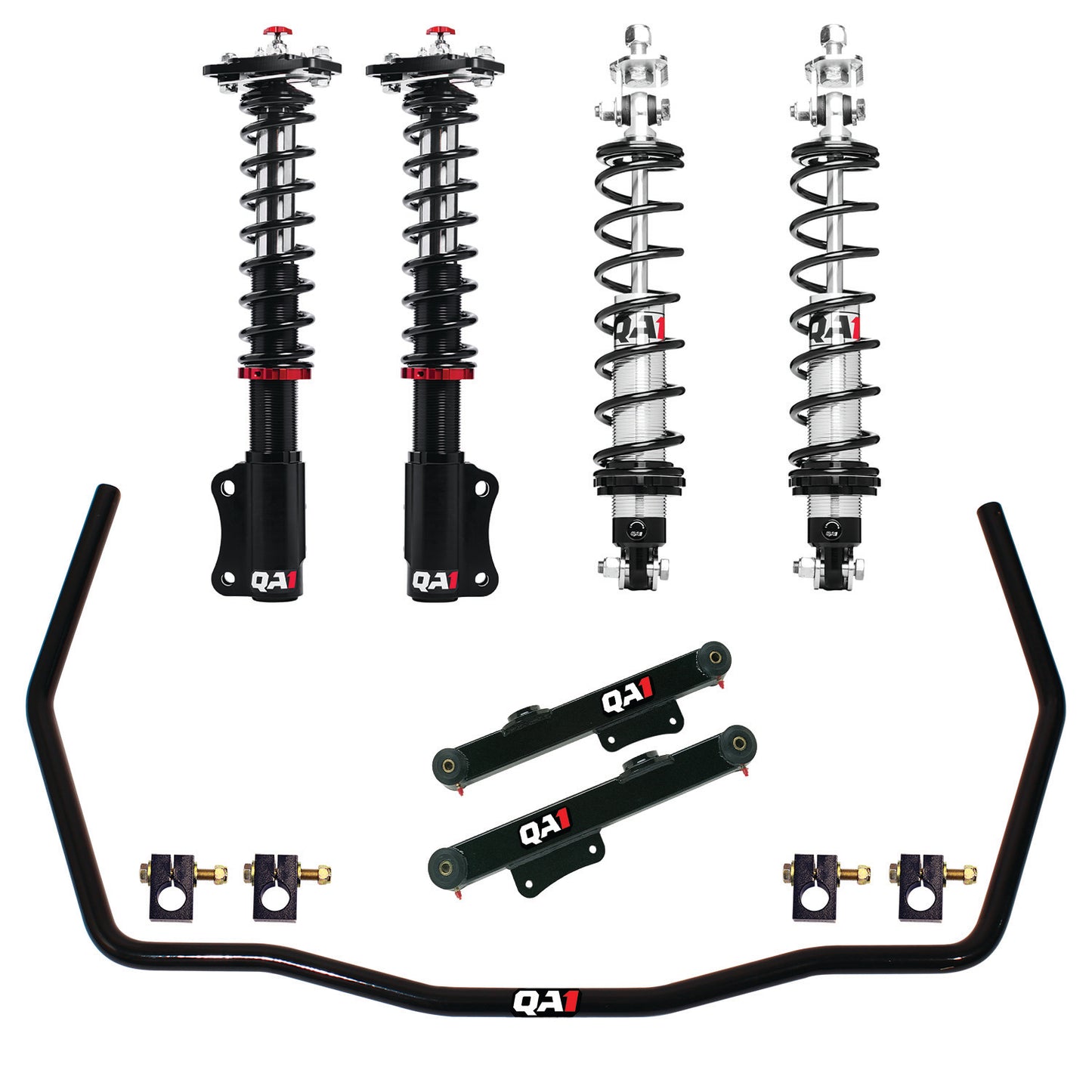 QA1 90-93 Ford Mustang Level 1 Drag Kit w/ Shocks DK41-FMM3