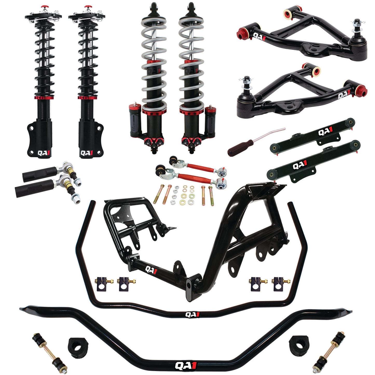 QA1 90-93 Ford Mustang Level 3 Handling Kit w/ Shocks HK43-FMM3