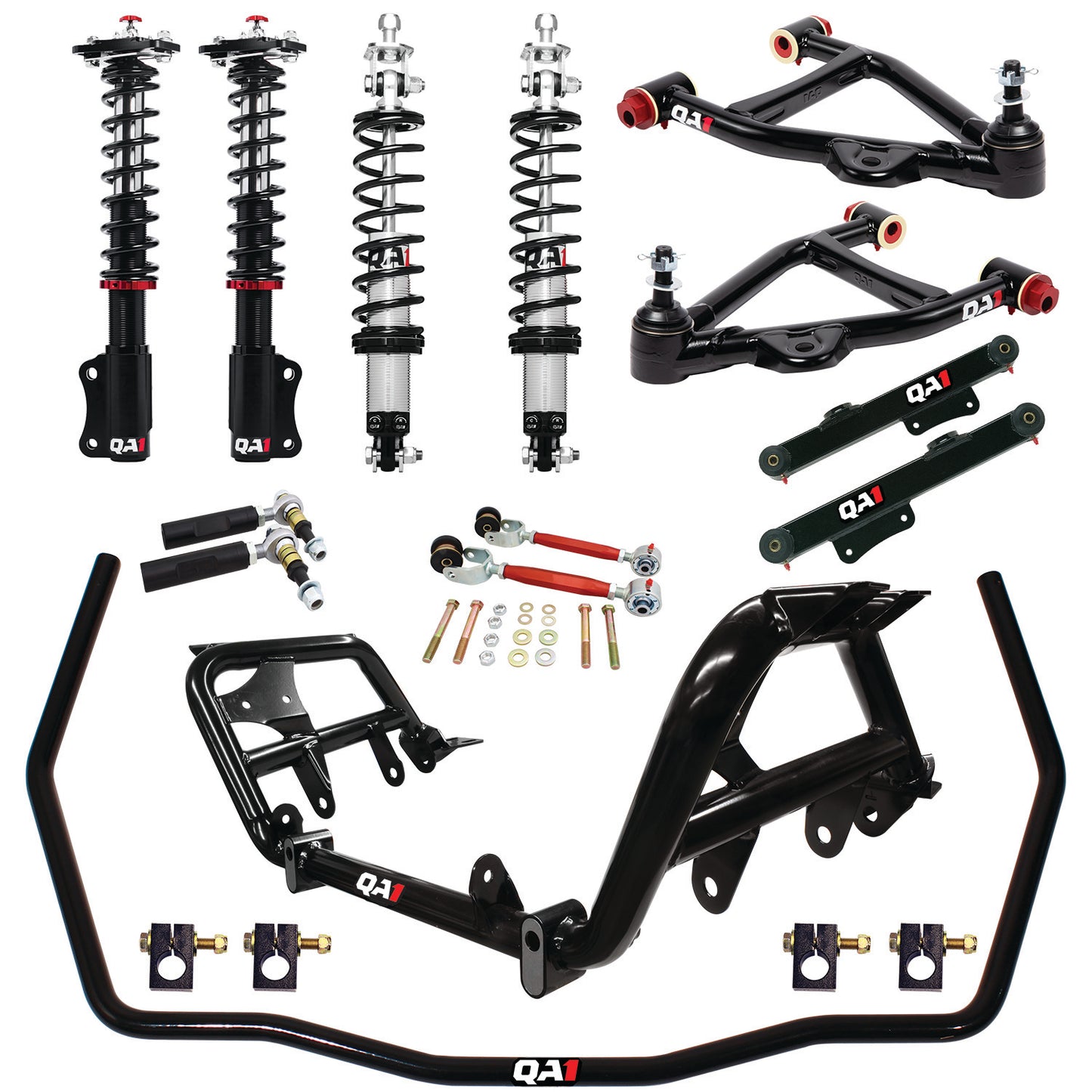 QA1 94-04 Ford Mustang Level 2 Drag Kit w/ Shocks DK42-FMM4
