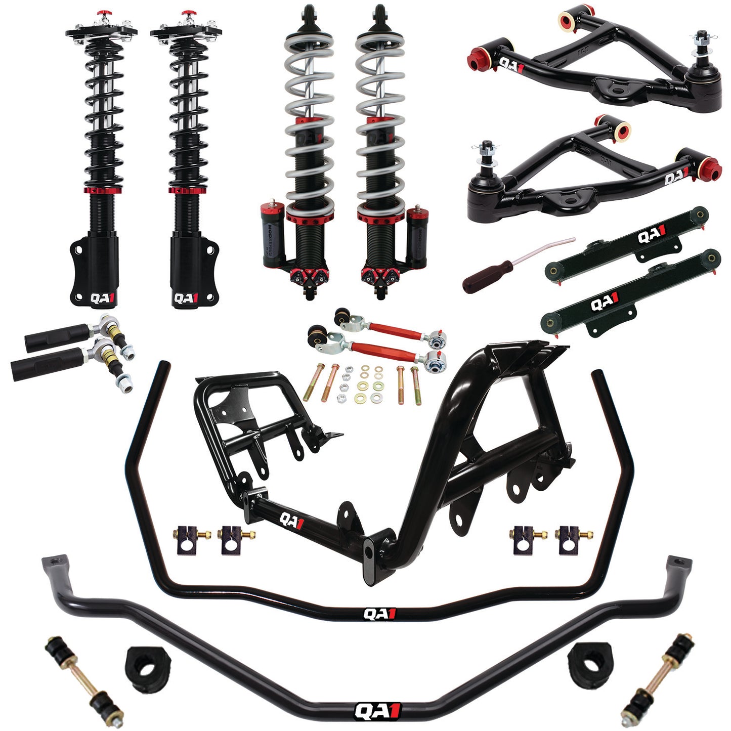 QA1 94-04 Ford Mustang Level 3 Handling Kit w/ Shocks HK43-FMM4