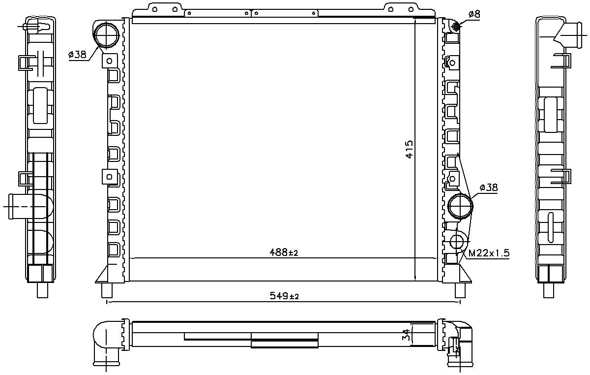 Nissens Radiator 60051