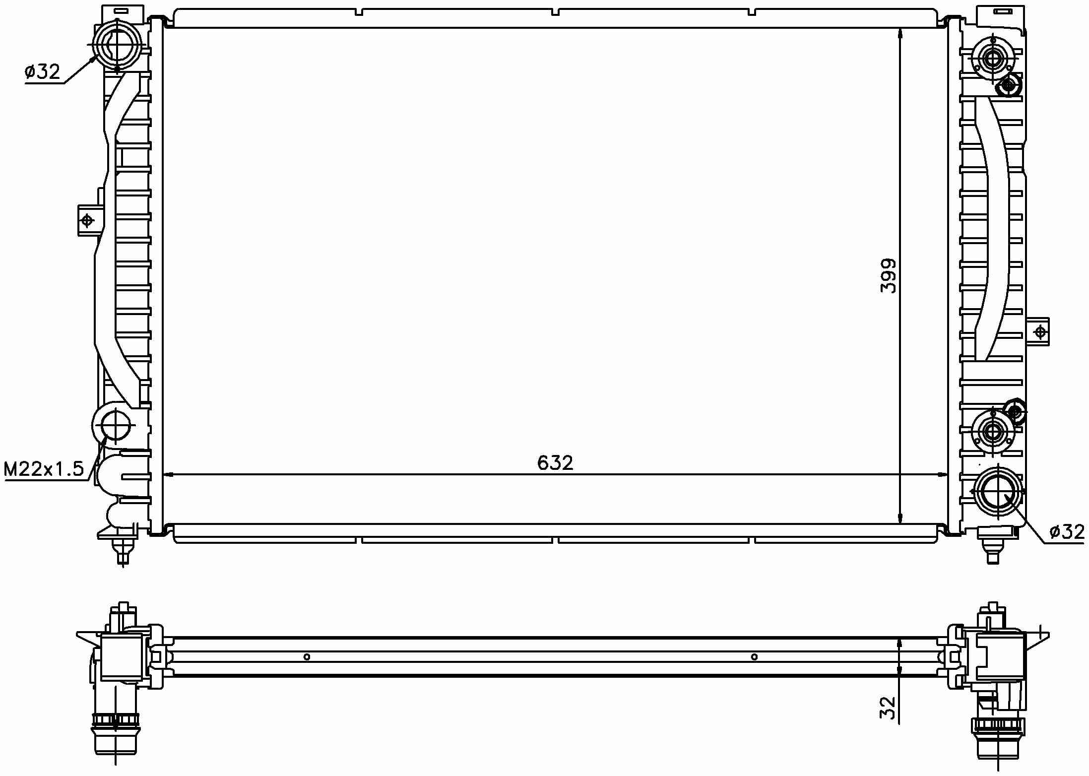 Nissens Radiator 60228A