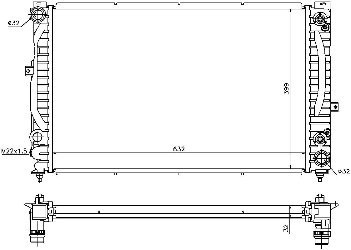 Nissens Radiator 60228A