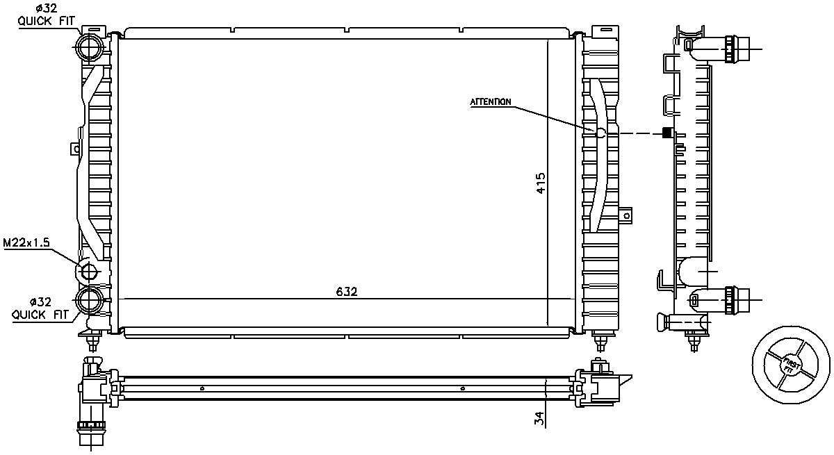 Nissens Radiator 60299