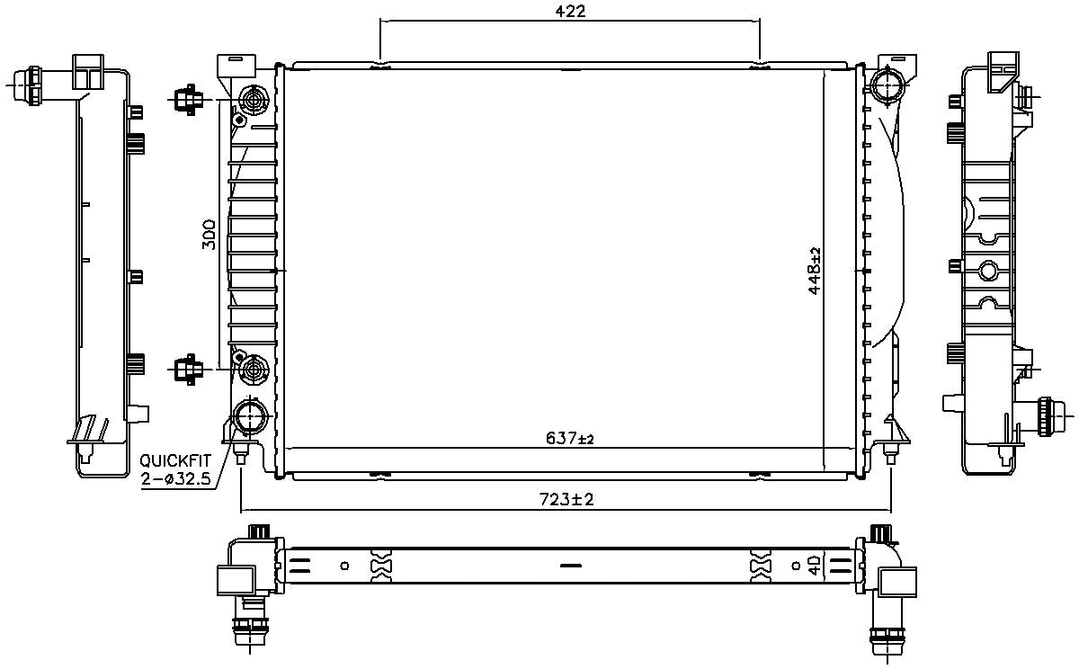 Nissens Radiator 60329