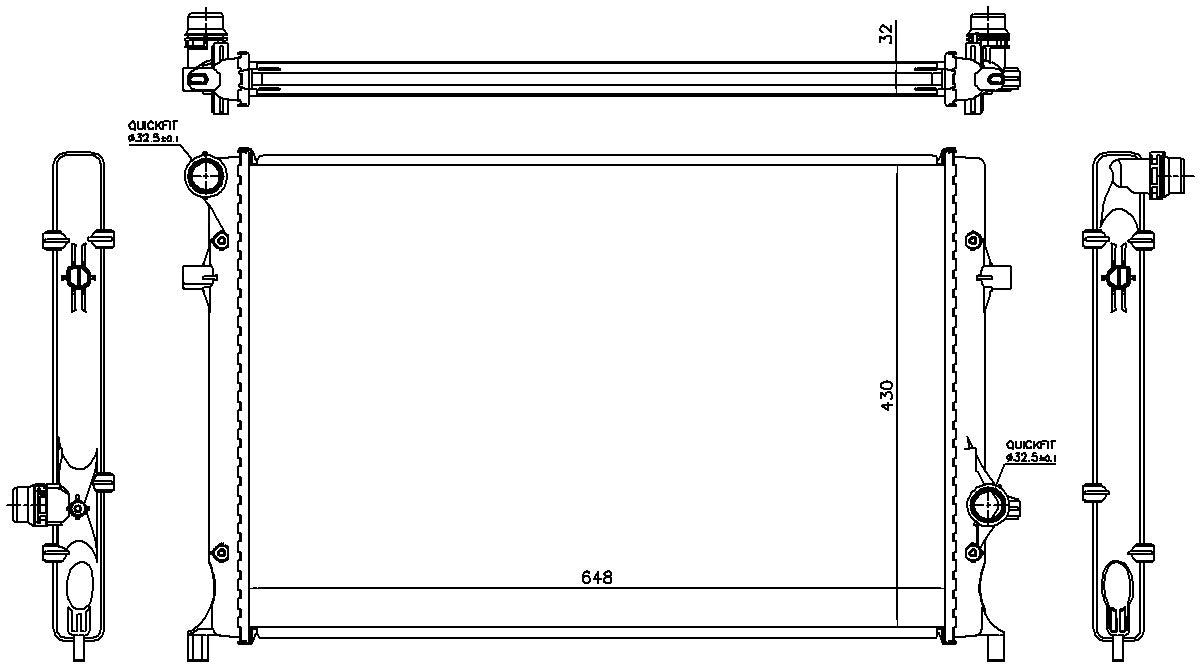 Nissens Radiator 60352