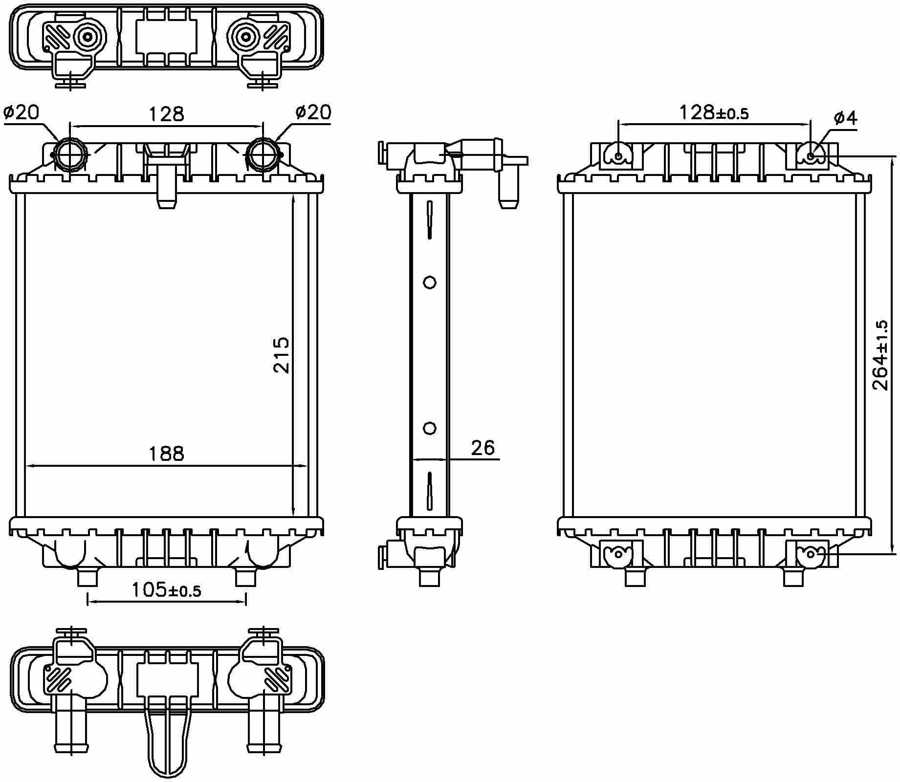 Nissens Radiator 60372