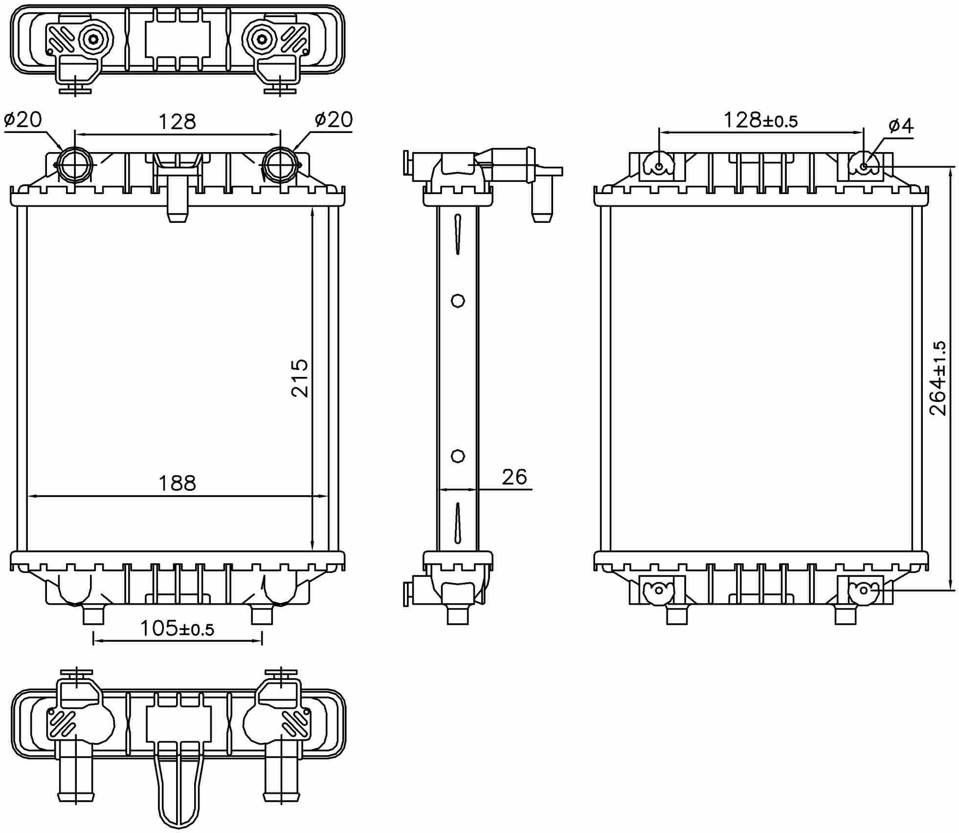Nissens Radiator 60372