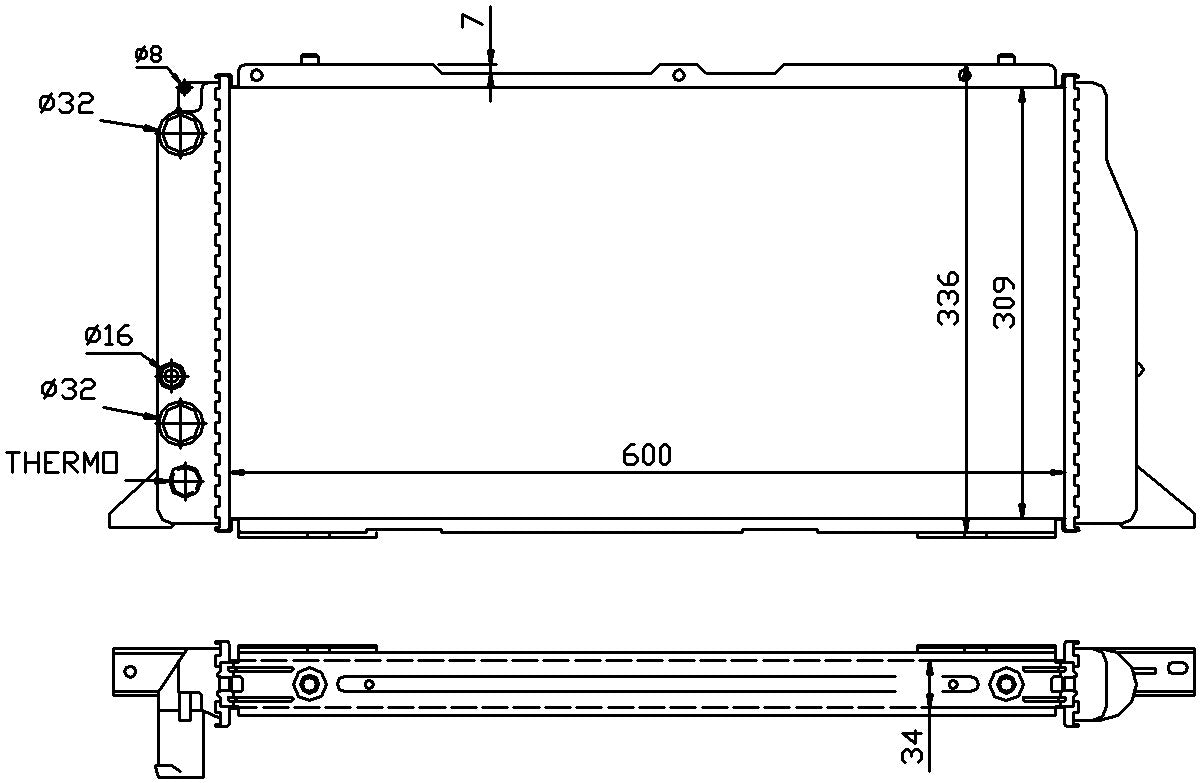 Nissens Radiator 60487