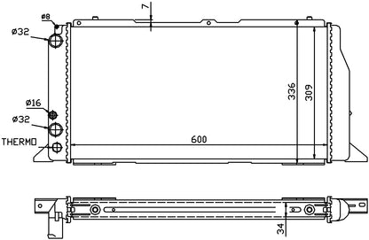 Nissens Radiator 60487