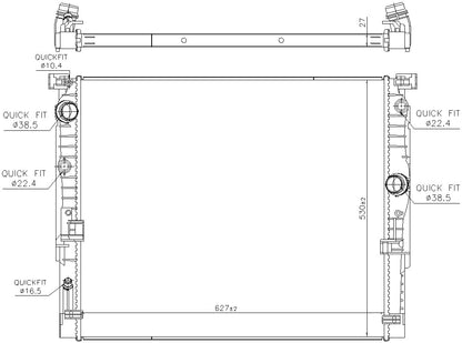 Nissens Radiator 606236