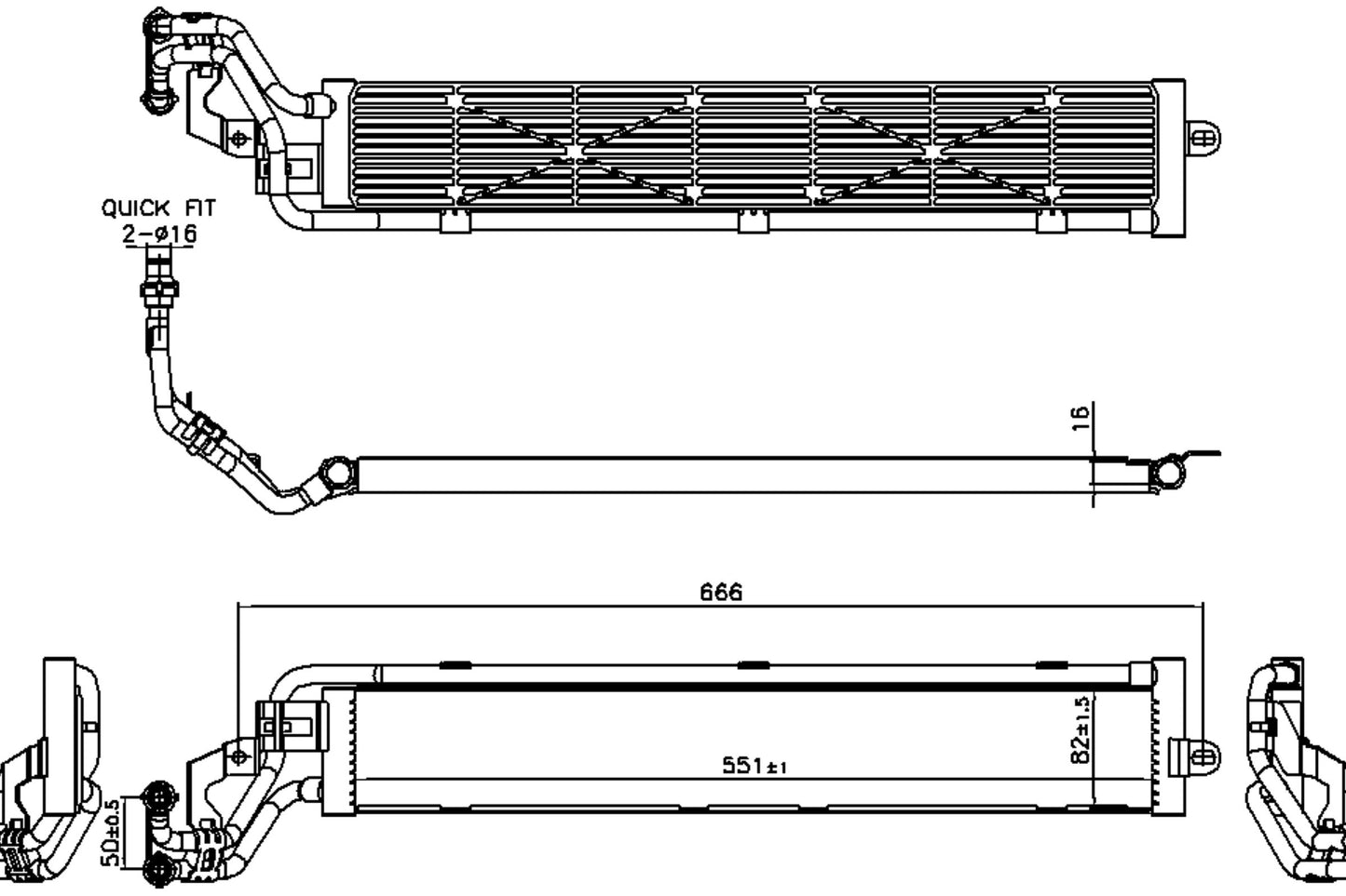 Nissens Radiator 606268 main image