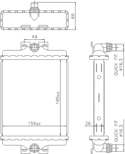 Nissens Radiator 606270