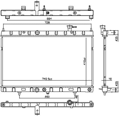 Nissens Radiator 606312