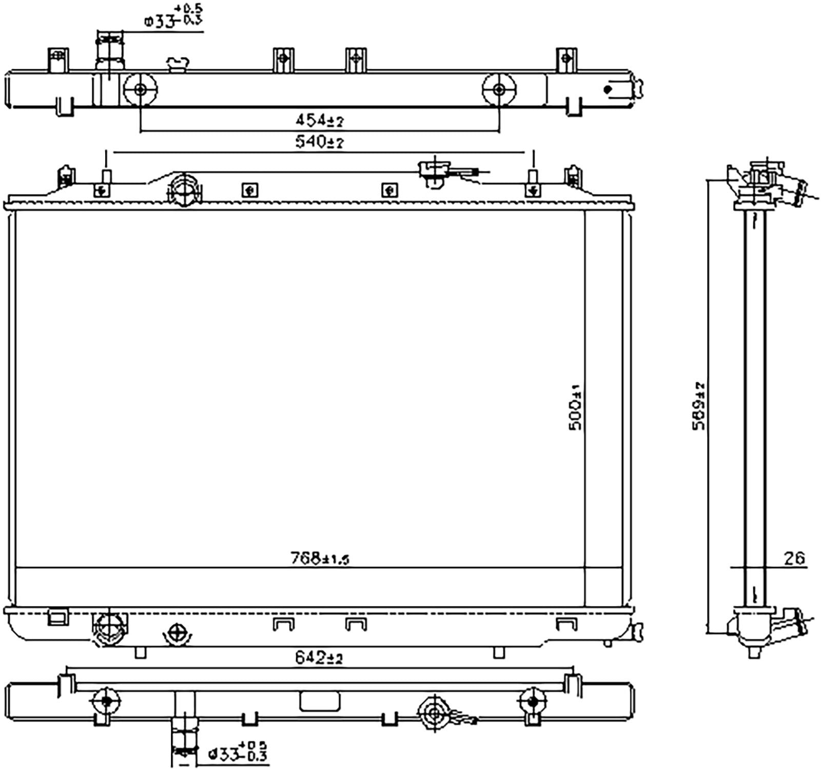 Nissens Radiator 606314 main image