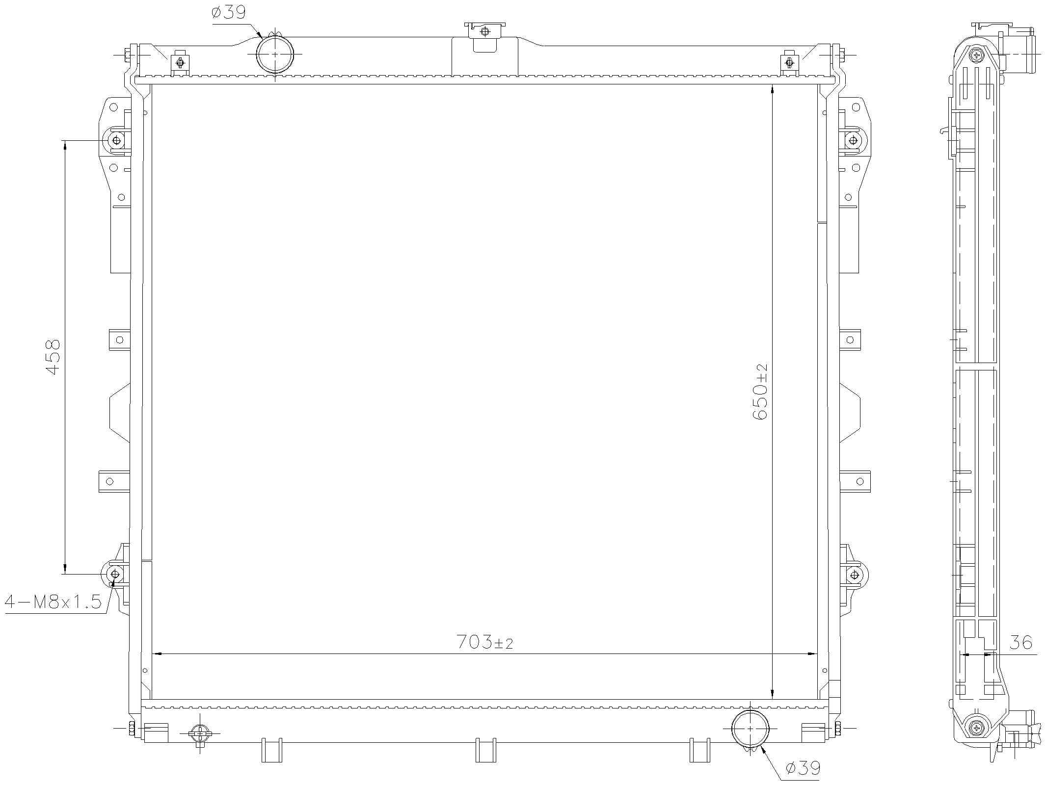 Nissens Radiator 606523