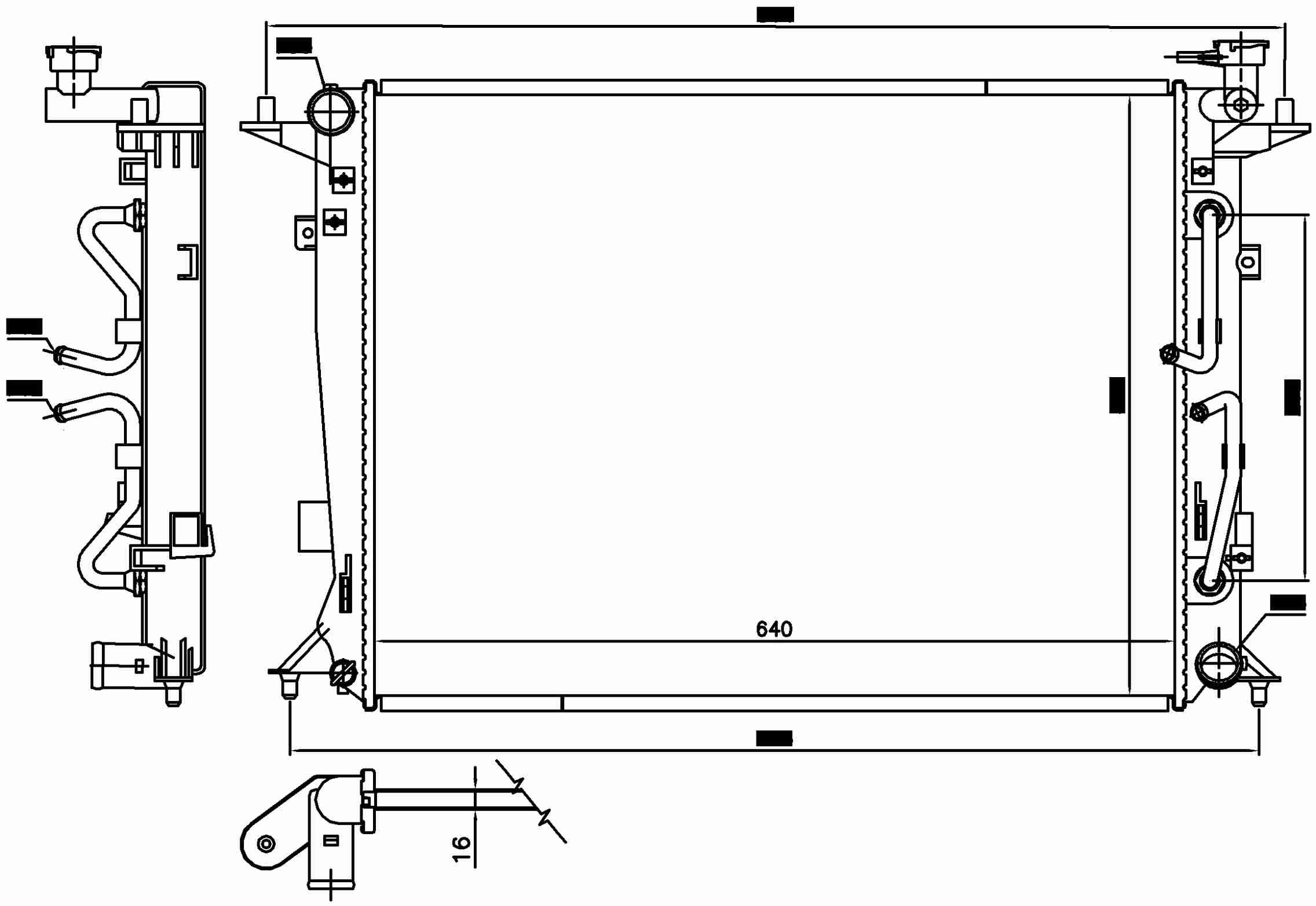 Nissens Radiator 606553