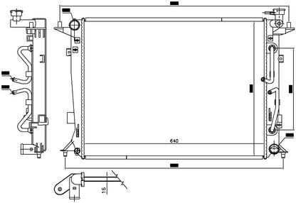 Nissens Radiator 606553