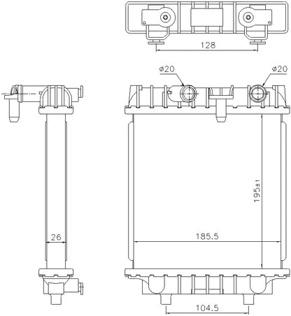 Nissens Radiator 606644 image 2