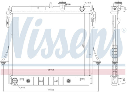 Nissens Radiator 606649
